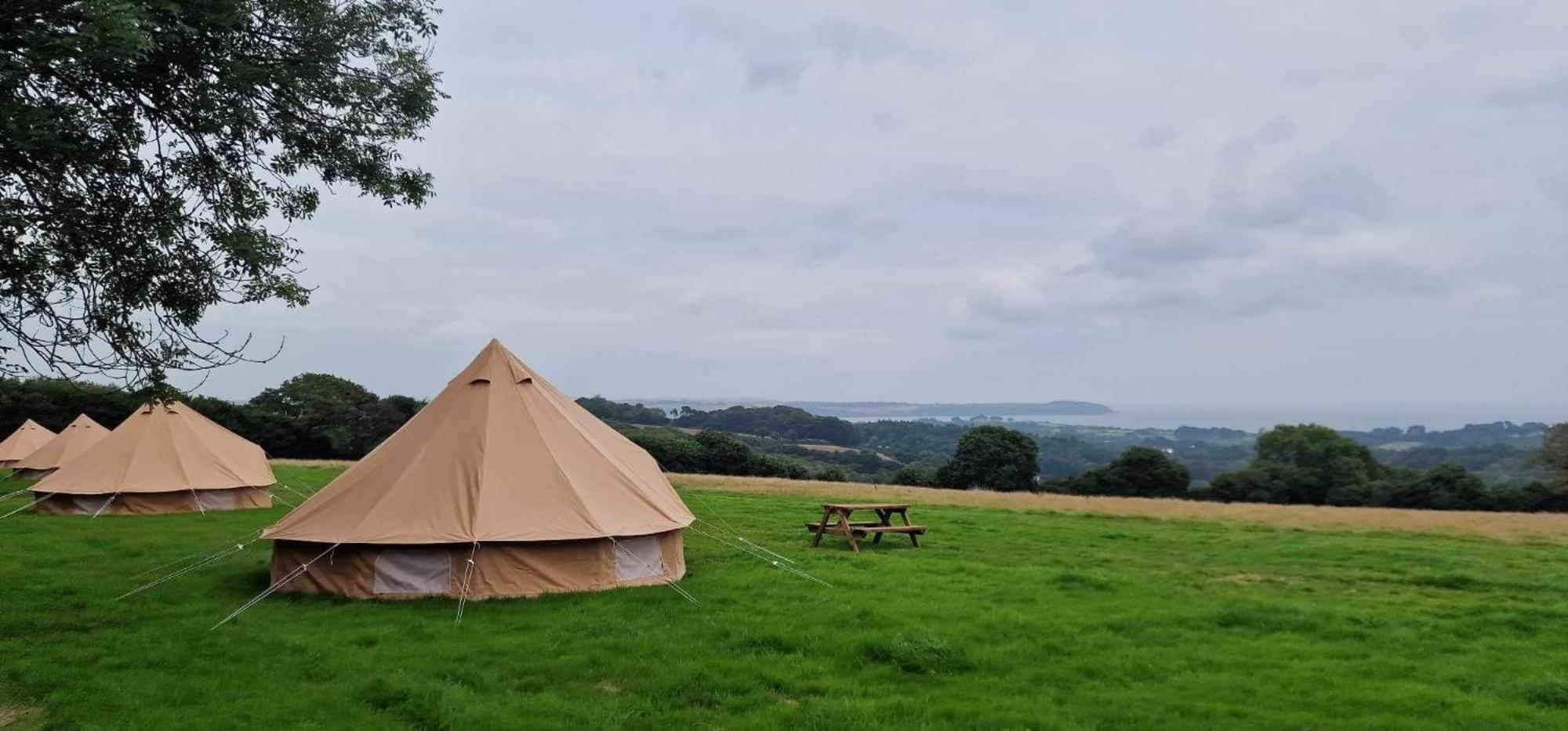 Fully Furnished Bell Tent 3 Carlyon Bay Exterior photo